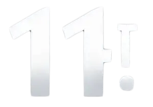 11Fi Logo in Weiß