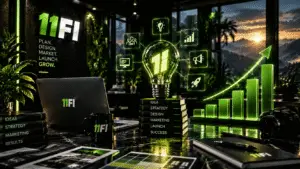 Content Marketing und digitale Sichtbarkeit von 11Fi für Unternehmen und Selbstständige