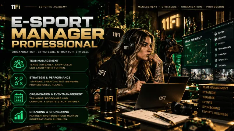 11Fi E-Sport Manager Professional Ausbildung – Management und Organisation