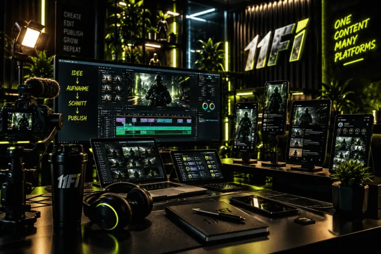 11Fi Multi-Platform Content System für die Veröffentlichung digitaler Inhalte auf mehreren Kanälen