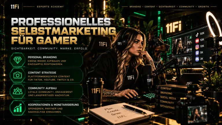 11Fi Professionelles Selbstmarketing für Gamer – Branding und Content