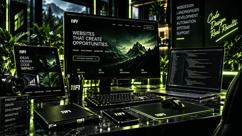 11Fi Webdesign, Landingpages und digitale Systeme